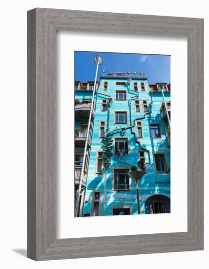 Dresden, Neustadt, Facade, Regenwasserspiel-Catharina Lux-Framed Photographic Print