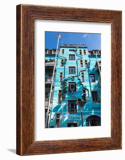 Dresden, Neustadt, Facade, Regenwasserspiel-Catharina Lux-Framed Photographic Print