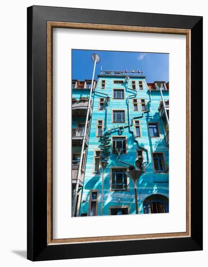 Dresden, Neustadt, Facade, Regenwasserspiel-Catharina Lux-Framed Photographic Print