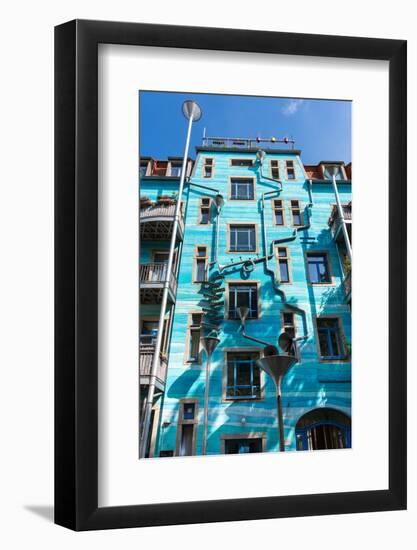 Dresden, Neustadt, Facade, Regenwasserspiel-Catharina Lux-Framed Photographic Print