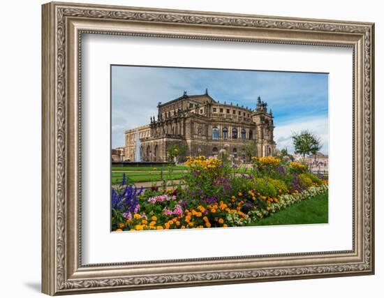 Dresden, Semperoper, Summer-Catharina Lux-Framed Photographic Print