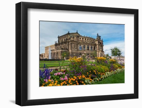 Dresden, Semperoper, Summer-Catharina Lux-Framed Photographic Print