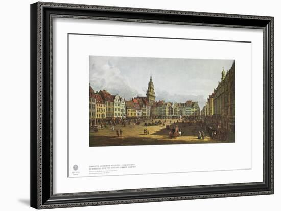 Dresden, the Old Market from the Castle Street-Bernardo Bellotto-Framed Collectable Print