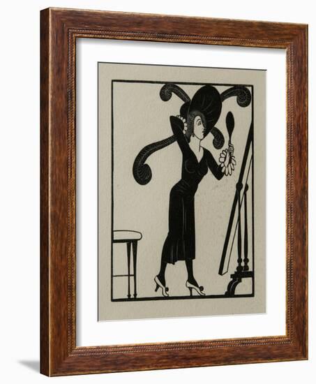 Dress, 1920-Eric Gill-Framed Giclee Print