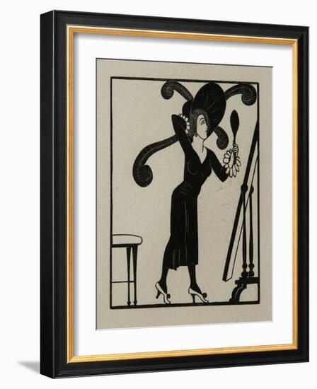 Dress, 1920-Eric Gill-Framed Giclee Print