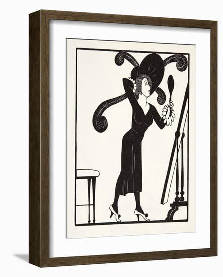 Dress, 1921-Eric Gill-Framed Giclee Print