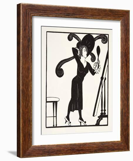 Dress, 1921-Eric Gill-Framed Giclee Print