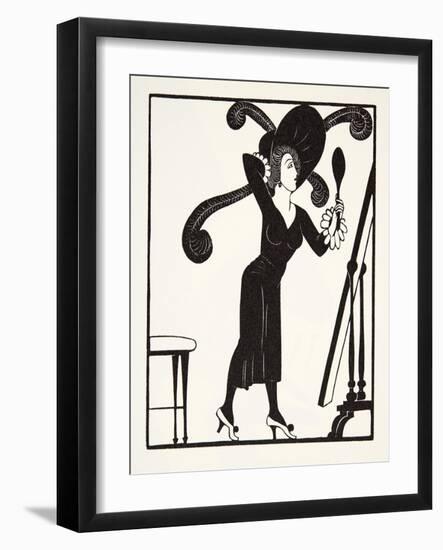 Dress, 1921-Eric Gill-Framed Giclee Print