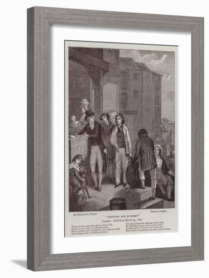 Dress, Manners, and Art in the Last Century-Henry Singleton-Framed Giclee Print