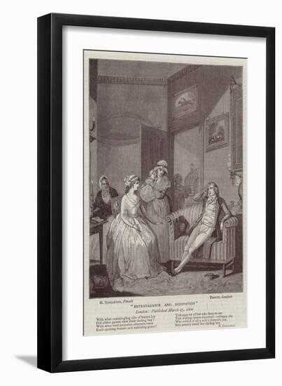 Dress, Manners, and Art in the Last Century-Henry Singleton-Framed Giclee Print