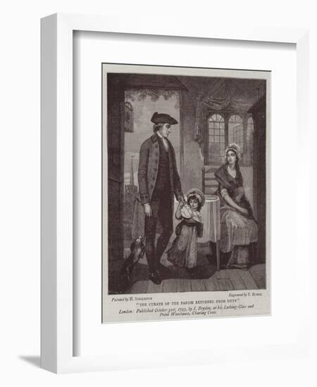 Dress, Manners, and Art in the Last Century-Henry Singleton-Framed Giclee Print