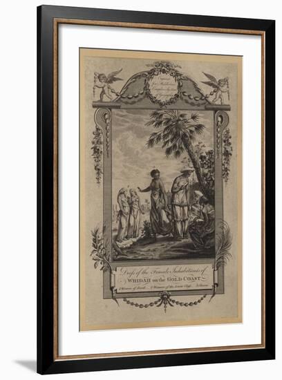 Dress of the Female Inhabitants of Whidah on the Gold-Coast-null-Framed Giclee Print