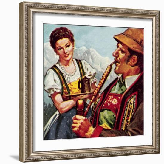 Dress of the Tyrol-McConnell-Framed Giclee Print