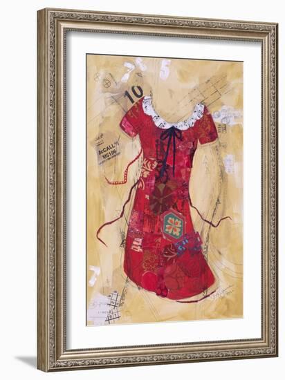 Dress Whimsy V-Elizabeth St. Hilaire-Framed Art Print