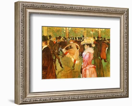 Dressage des Nouvelles par Valentin-Henri de Toulouse-Lautrec-Framed Art Print