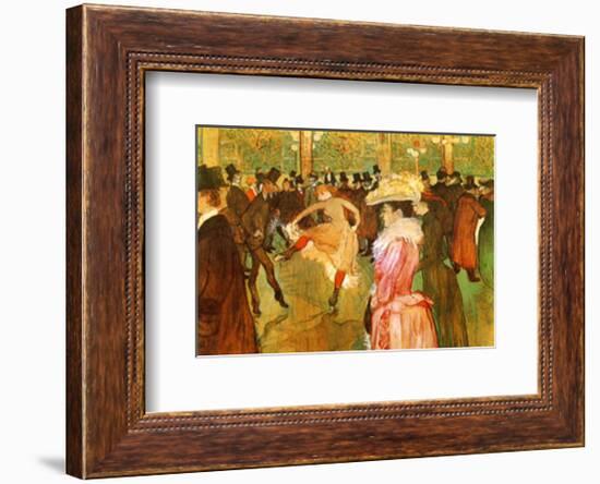 Dressage des Nouvelles par Valentin-Henri de Toulouse-Lautrec-Framed Art Print