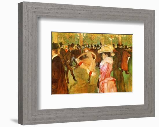 Dressage des Nouvelles par Valentin-Henri de Toulouse-Lautrec-Framed Art Print