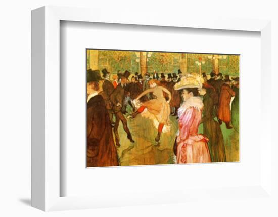 Dressage des Nouvelles par Valentin-Henri de Toulouse-Lautrec-Framed Art Print