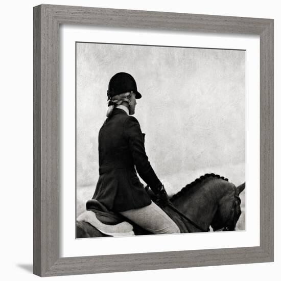 Dressage - The Rider-Pete Kelly-Framed Giclee Print