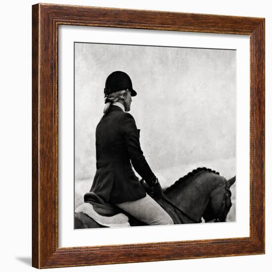 Dressage - The Rider-Pete Kelly-Framed Giclee Print