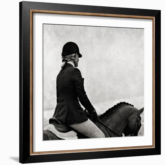 Dressage - The Rider-Pete Kelly-Framed Giclee Print