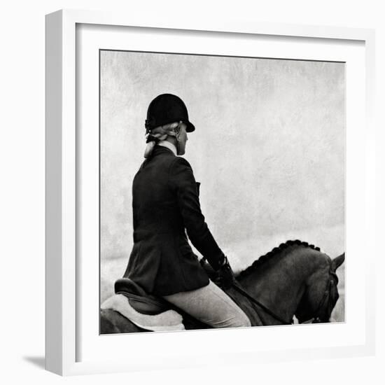 Dressage - The Rider-Pete Kelly-Framed Giclee Print