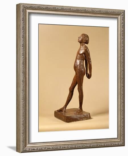 Dressed Dancer, Study (Bronze)-Edgar Degas-Framed Giclee Print