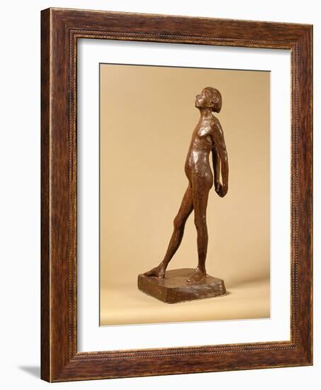 Dressed Dancer, Study (Bronze)-Edgar Degas-Framed Giclee Print