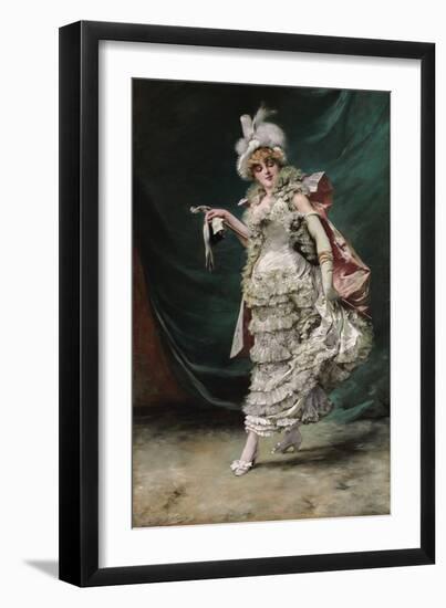 Dressed for the Ball (Oil on Canvas)-Georges Clairin-Framed Giclee Print