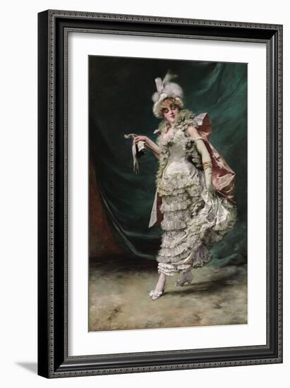 Dressed for the Ball (Oil on Canvas)-Georges Clairin-Framed Giclee Print