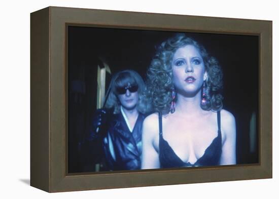 DRESSED TO KILL, 1980 directed by BRIAN by PALMA Michael Caine / Nancy Allen (photo)-null-Framed Stretched Canvas