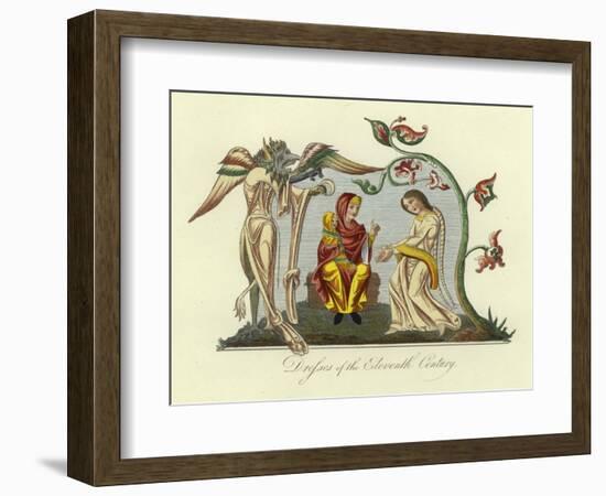 Dresses of the 11th Century-null-Framed Giclee Print