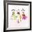 Dresses Watercolor-OnRei-Framed Art Print