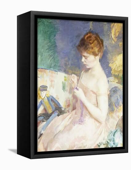 Dressing Dolls-Cecilia Beaux-Framed Premier Image Canvas