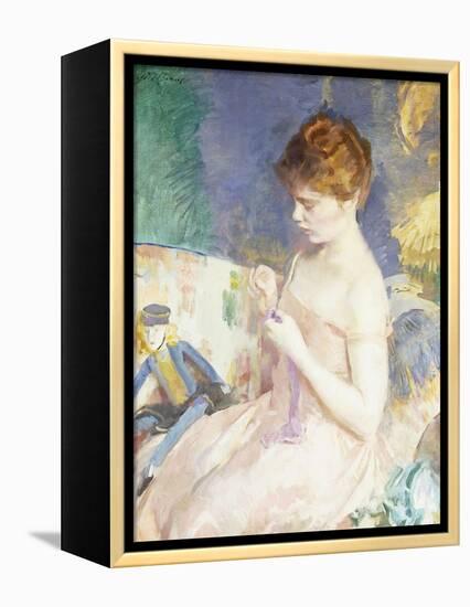 Dressing Dolls-Cecilia Beaux-Framed Premier Image Canvas