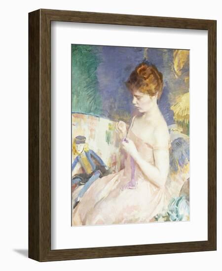 Dressing Dolls-Cecilia Beaux-Framed Giclee Print