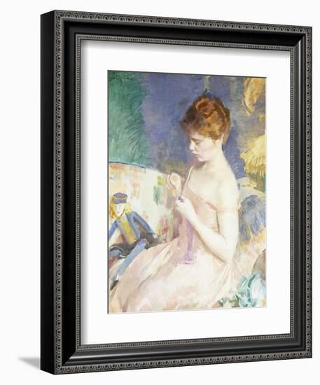 Dressing Dolls-Cecilia Beaux-Framed Giclee Print