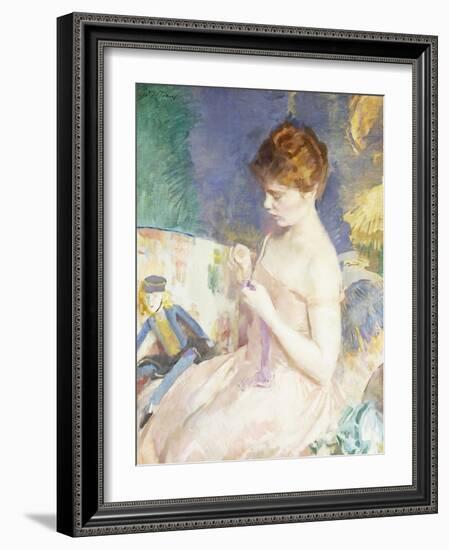 Dressing Dolls-Cecilia Beaux-Framed Giclee Print