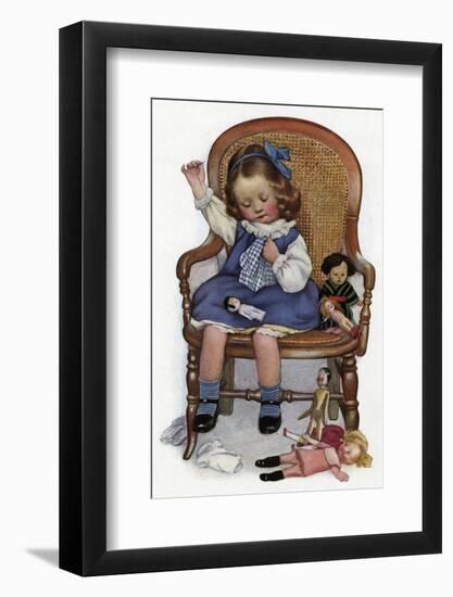 Dressing Dolly, 1911-null-Framed Photographic Print