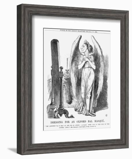 Dressing for an Oxford Bal Masqué, 1864-John Tenniel-Framed Giclee Print