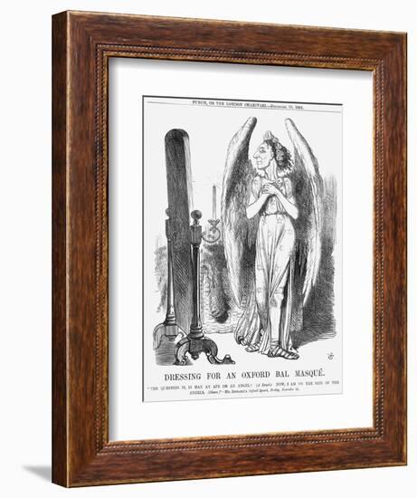 Dressing for an Oxford Bal Masqué, 1864-John Tenniel-Framed Giclee Print