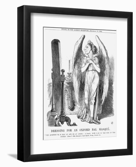 Dressing for an Oxford Bal Masqué, 1864-John Tenniel-Framed Giclee Print