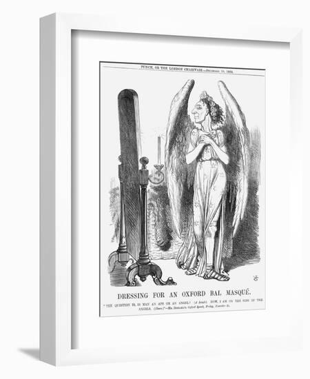 Dressing for an Oxford Bal Masqué, 1864-John Tenniel-Framed Giclee Print