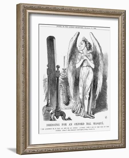 Dressing for an Oxford Bal Masqué, 1864-John Tenniel-Framed Giclee Print