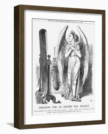 Dressing for an Oxford Bal Masqué, 1864-John Tenniel-Framed Giclee Print