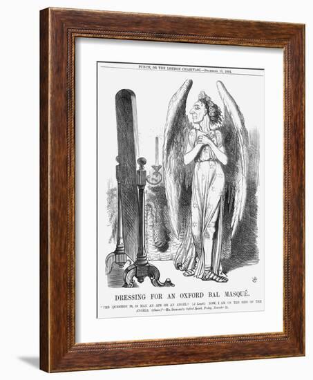 Dressing for an Oxford Bal Masqué, 1864-John Tenniel-Framed Giclee Print