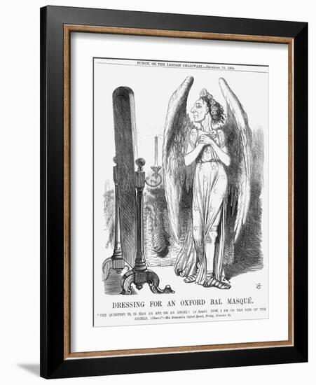 Dressing for an Oxford Bal Masqué, 1864-John Tenniel-Framed Giclee Print