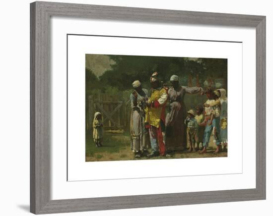 Dressing for the Carnival-Winslow Homer-Framed Premium Giclee Print