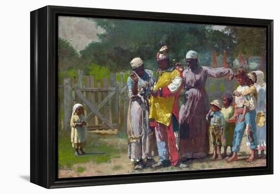 Dressing for the Carnival-Winslow Homer-Framed Premier Image Canvas