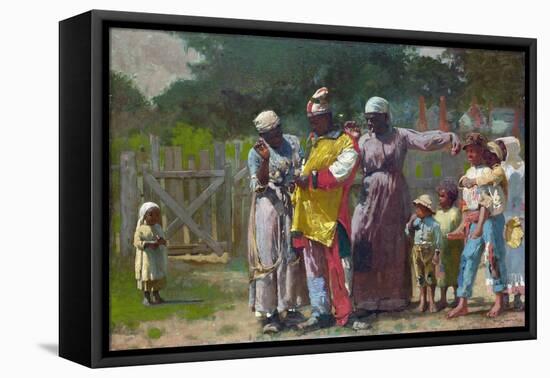 Dressing for the Carnival-Winslow Homer-Framed Premier Image Canvas